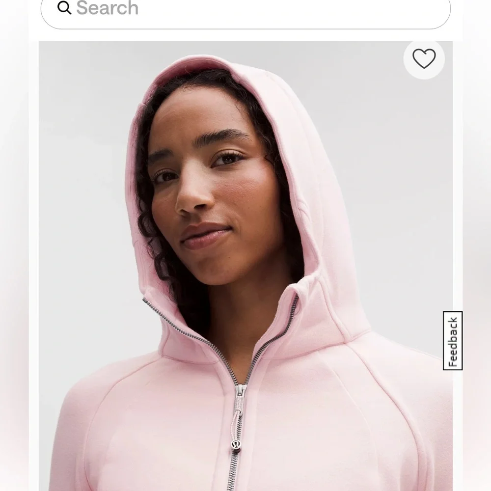 Lululemon Scuba Full Zip Hoodie peach size 2 - Picture 8 of 8